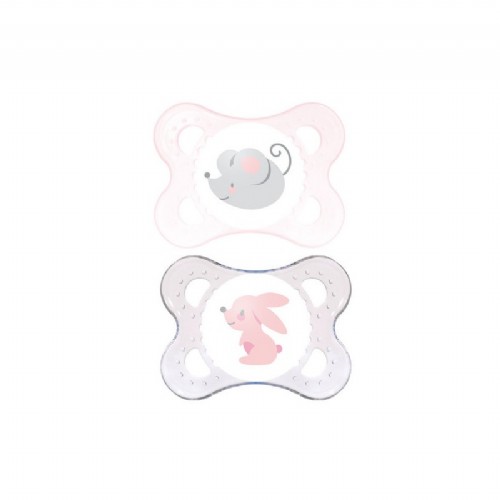 Chupete mini silicona - mam (0- 6 m pack doble)