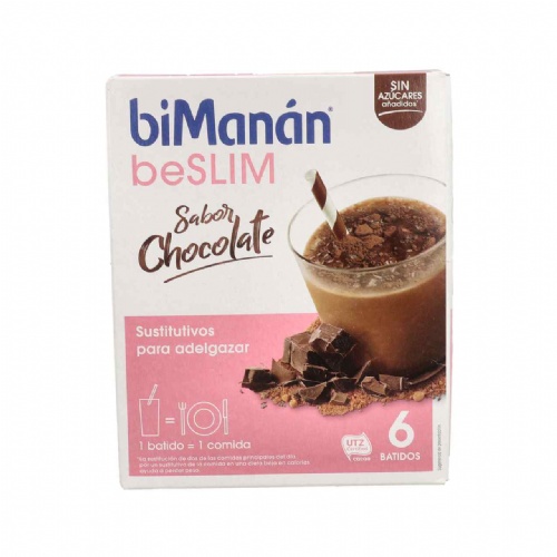 Bimanan sustitutivo batido  6 sobres 50 g sabor chocolate