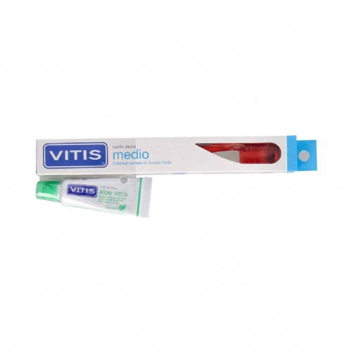Cepillo dental adulto - vitis (medio)
