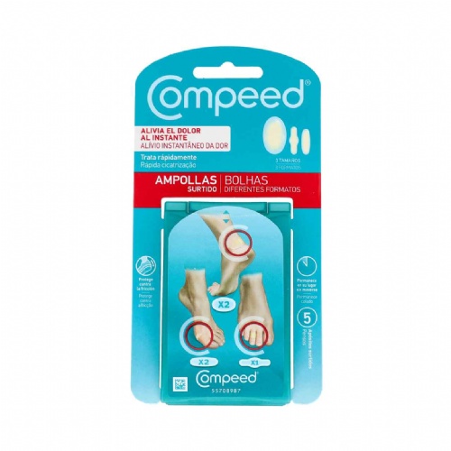 Compeed ampollas - hidrocoloide (pack mixto 5 u)