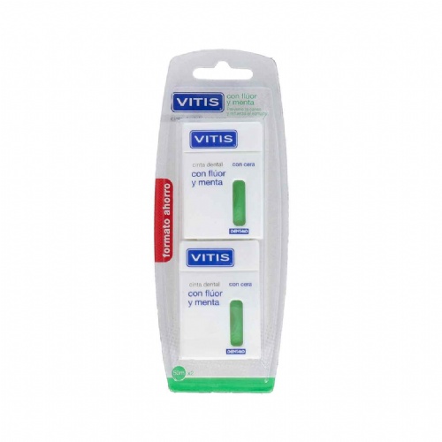 Vitis seda dental con fluor y menta  50 m 2 unidades