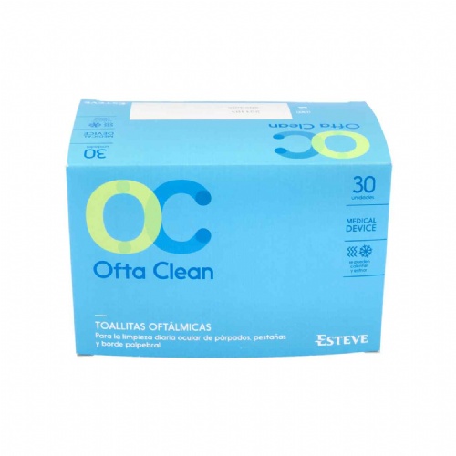 Oftaclean toallitas de un solo uso (30 toallitas)