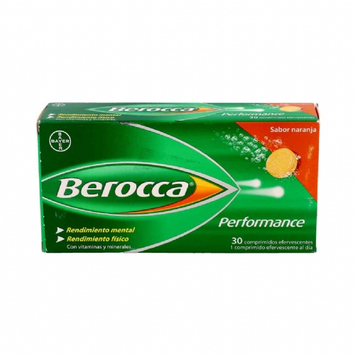 Berocca perfomance (naranja 30 comprimidos efervescentes)