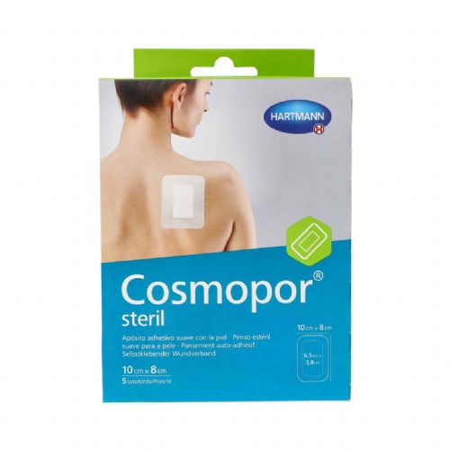 Cosmopor steril - aposito esteril (5 unidades 10 cm x 8 cm)