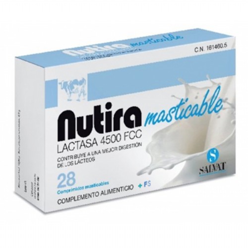 Nutira lactasa 4500 fcc (28 comp masticables)