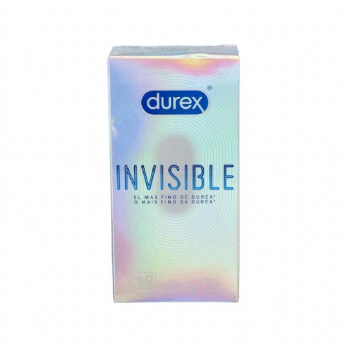 Durex invisible extra fino extra sensitivo - preservativos (12 u)