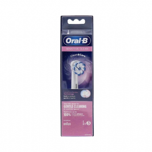 Cepillo dental electrico recargable - oral-b sensitive clean (recambio 3 unidades)