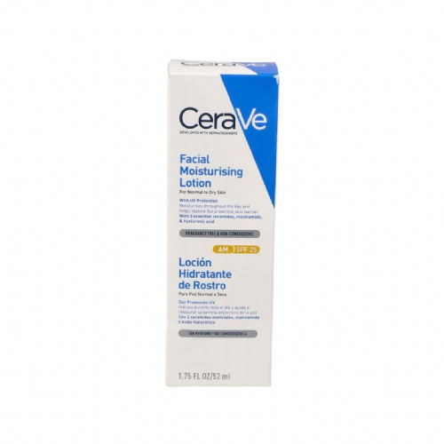 Cerave locion hidratante de rostro spf 25 (1 envase 52 ml)