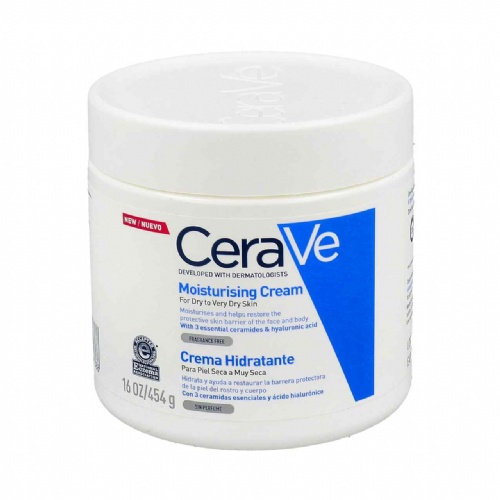 Cerave crema hidratante piel seca (1 envase 454 g)