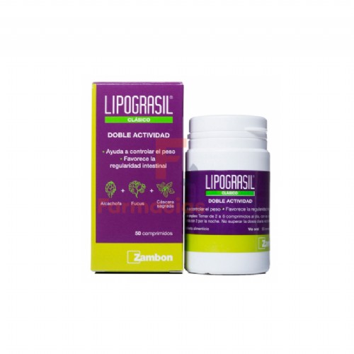 Lipograsil doble efecto clasico (50 comp)