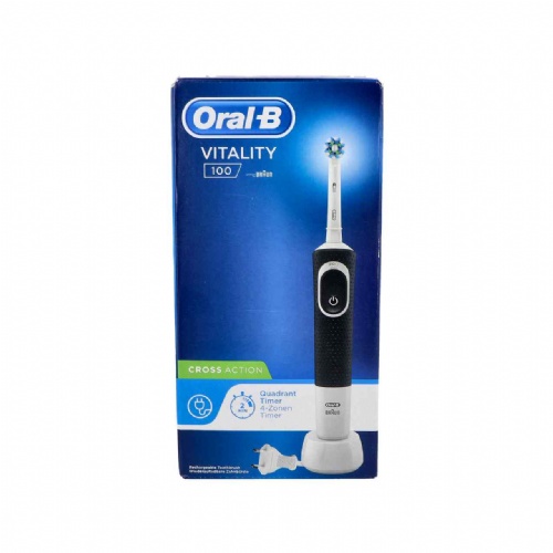 Cepillo dental electrico recargable oral-b vitality pro 1 unidad + 2 recambios color negro - oral-b 
