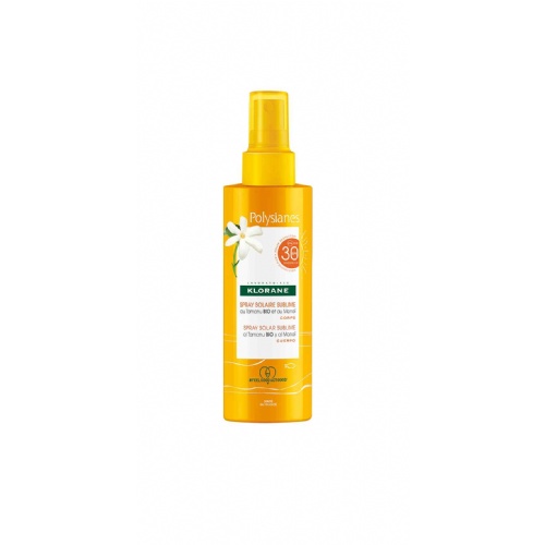Klorane polysianes al tamanu bio y al monoï - spray solar sublime spf 30 cuerpo (1 envase 200 ml)