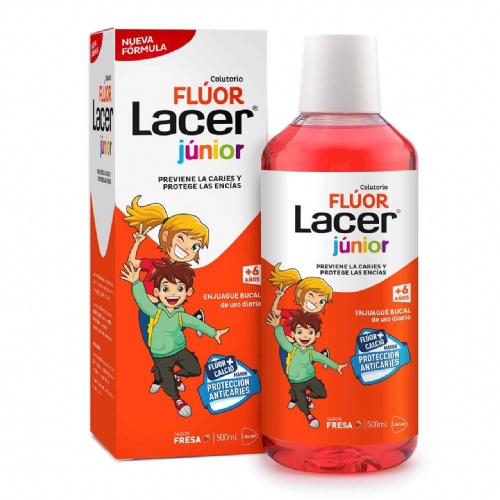 Lacer colutorio fluor diario 0,05 % (fresa 500 ml)