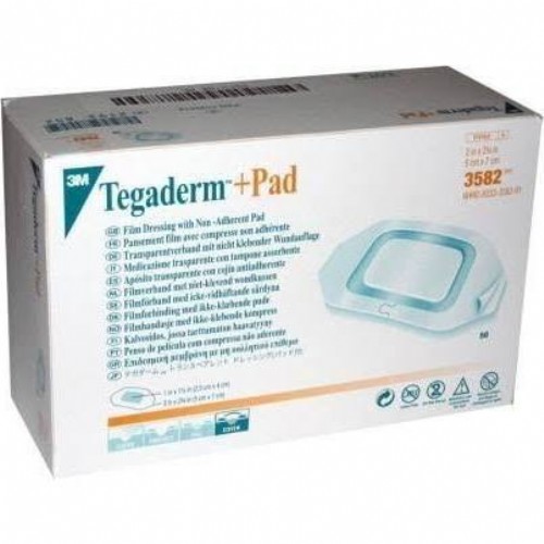 Tegaderm + pad - aposito esteril (5 x 7.2 cm 5 u)
