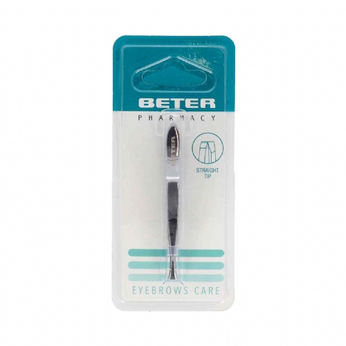 Pinzas depilar - beter (cromada p recta 7.2 cm)