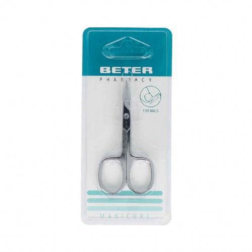 Tijera manicura uñas - beter (cromada curva profesional)
