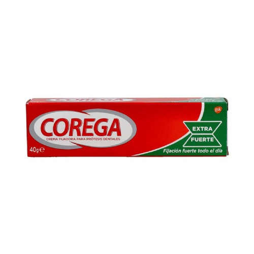 Corega crema extra fuerte - adhesivo protesis dental (40 ml)