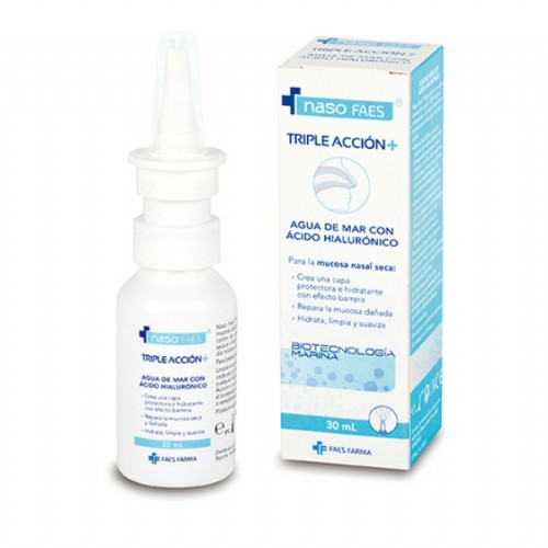 Naso faes triple accion+ limpieza nasal (30 ml)