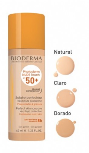 Photoderm nude spf 50+ - bioderma (color natural 40 ml)