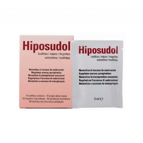 Hiposudol toallitas (3 ml 10 toallitas)