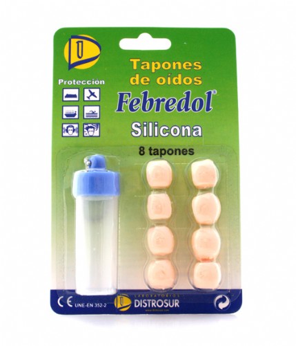 Tapones oidos silicona - vcs (8 u)