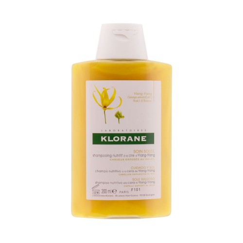 Klorane champu a la cera de ylang ylang - nutritivo y reparador (200 ml)