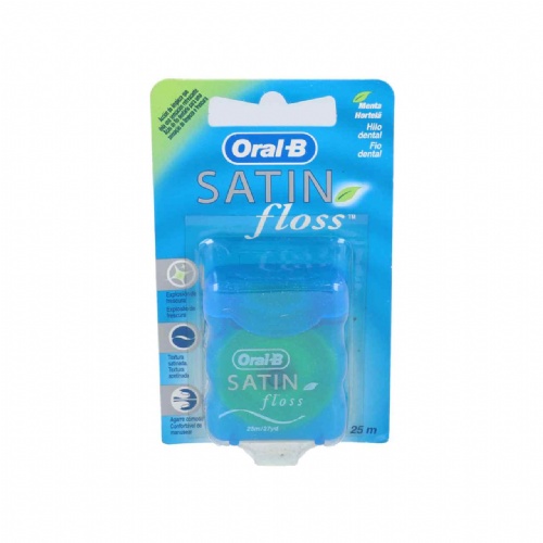 Satin floss - seda dental con cera (25 m)