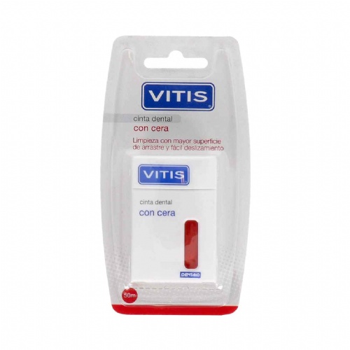 Vitis cinta dental con cera (50 m)