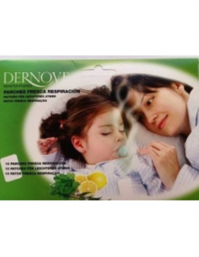 Dernove parches fresca respiracion (10 unidades)