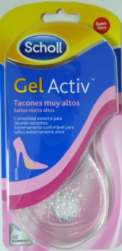 Plantillas - scholl gel activ tacon muy alto
