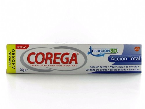 Corega accion total crema fijadora - adhesivo protesis dental (70 g)