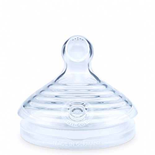 Tetina silicona anticolico - nuk nature sense (1 m 2 tetinas)