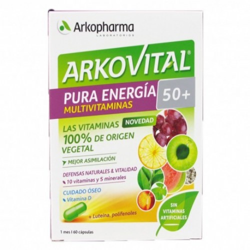 Arkovital pura energia 50+ (60 capsulas)