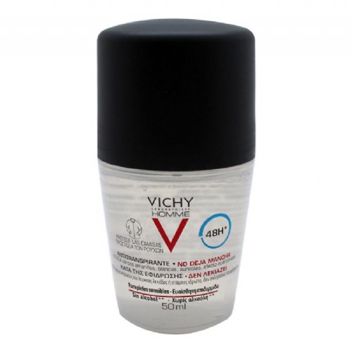 Vichy homme antitranspirante antimanchas hombre (roll on 50 ml)