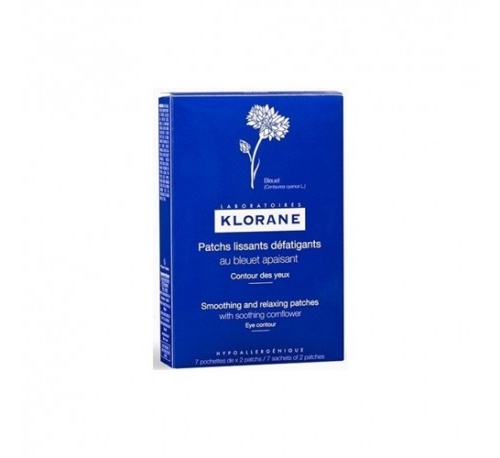 Klorane patchs alisantes desfatigantes al aciano (7 bolsas 2 patchs)