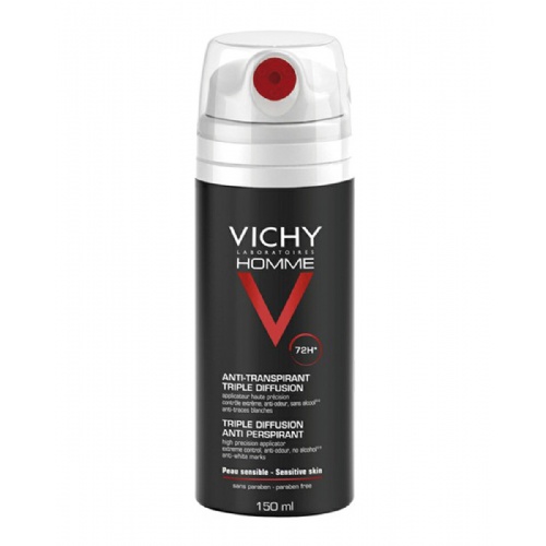 Vichy homme anti-transpirante triple difusion