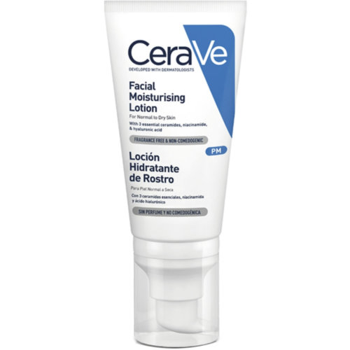 Cerave locion hidratante de rostro piel normal (52 ml)