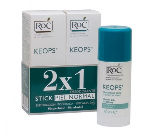 Roc keops desodorante sin alcohol (stick 40 g)