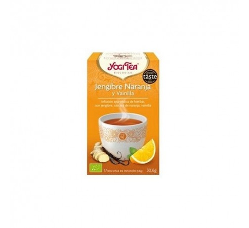 Yogi tea jenjibre naranja vainilla