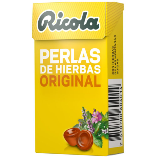 Ricola perlas sin azucar (hierbas 25 g)