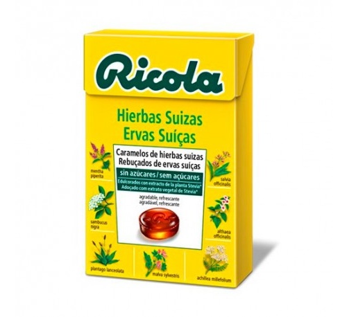 Ricola caramelos sin azucar (hierbas con stevia 50 g)
