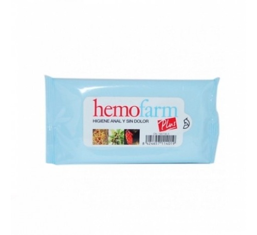 Hemofarm plus toallitas (sobre 20 toallitas)