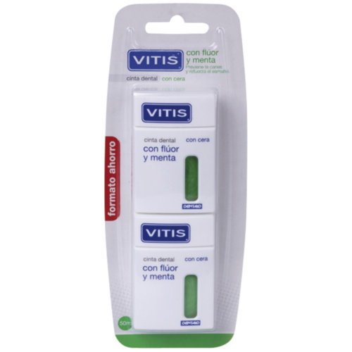 Vitis seda dental con fluor y menta  50 m 2 unidades