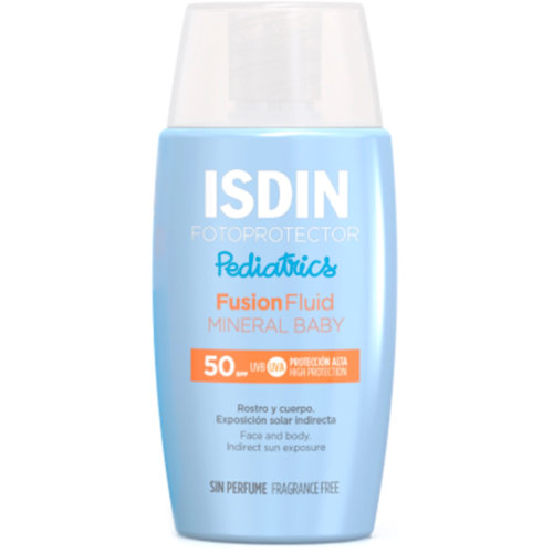Isdin fotoprotector pediatrics fusion fluid mineral baby spf 50  1 frasco 50 ml