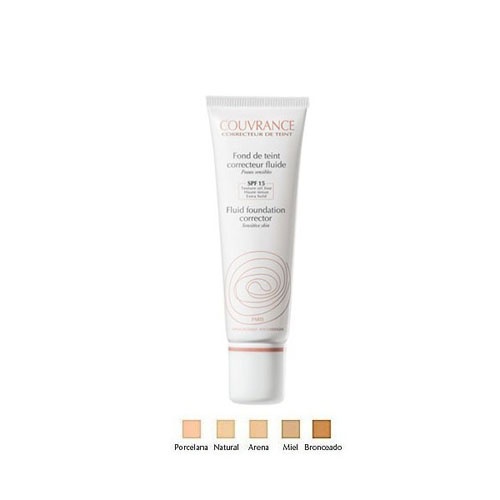 Avene couvrance maquillaje fluido spf 20 (30 ml natural)