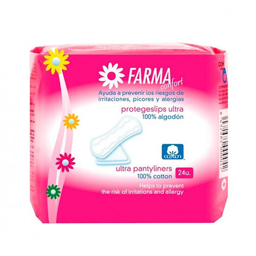 Protege-slip 100%algodon - farmaconfort (ultrafino 24 u)