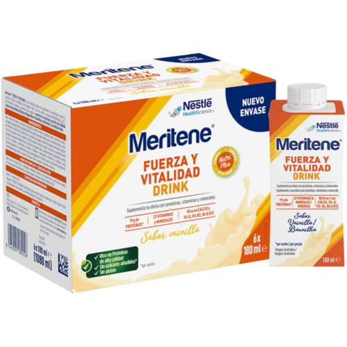Meritene drink vainilla 6 x 180 ml