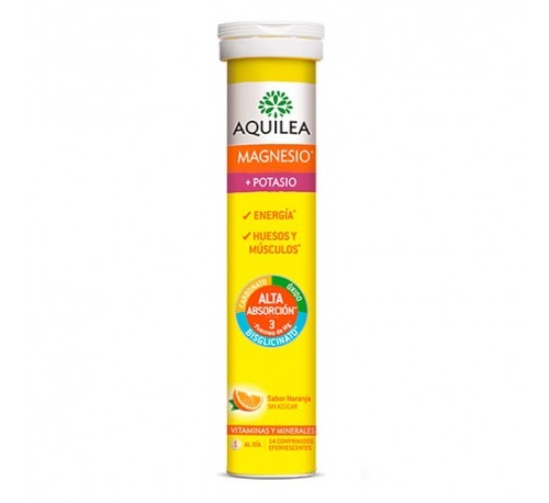 Aquilea magnesio+ potasio comp efervescente (14 comp eferv)