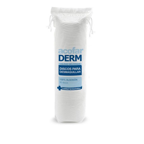 Acofarderm discos para desmaquillar (80 discos)