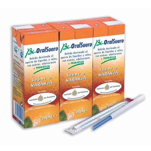 Bioralsuero (200 ml naranja  3 tetrabik)